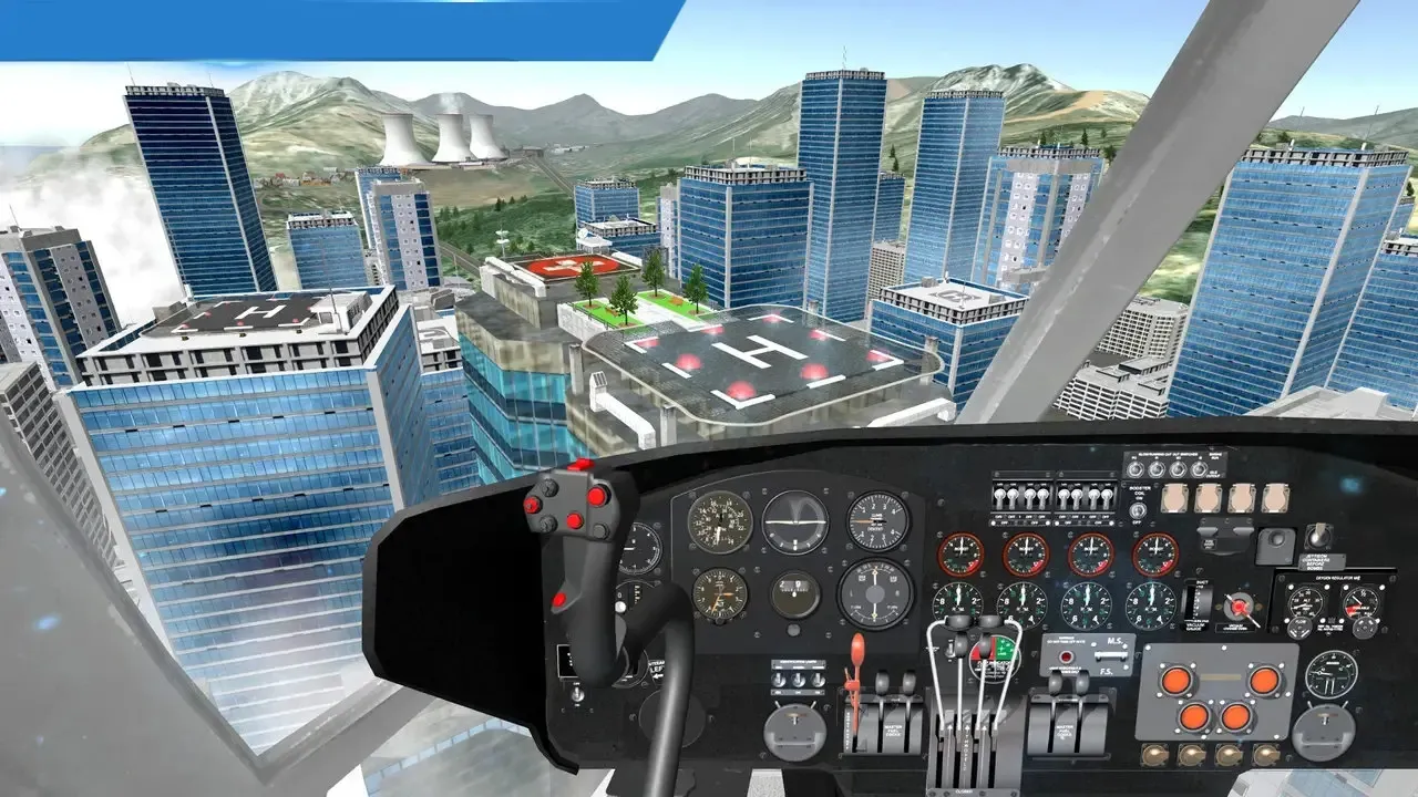 直升机飞行模拟(直升机模拟游戏)v1.0 安卓版