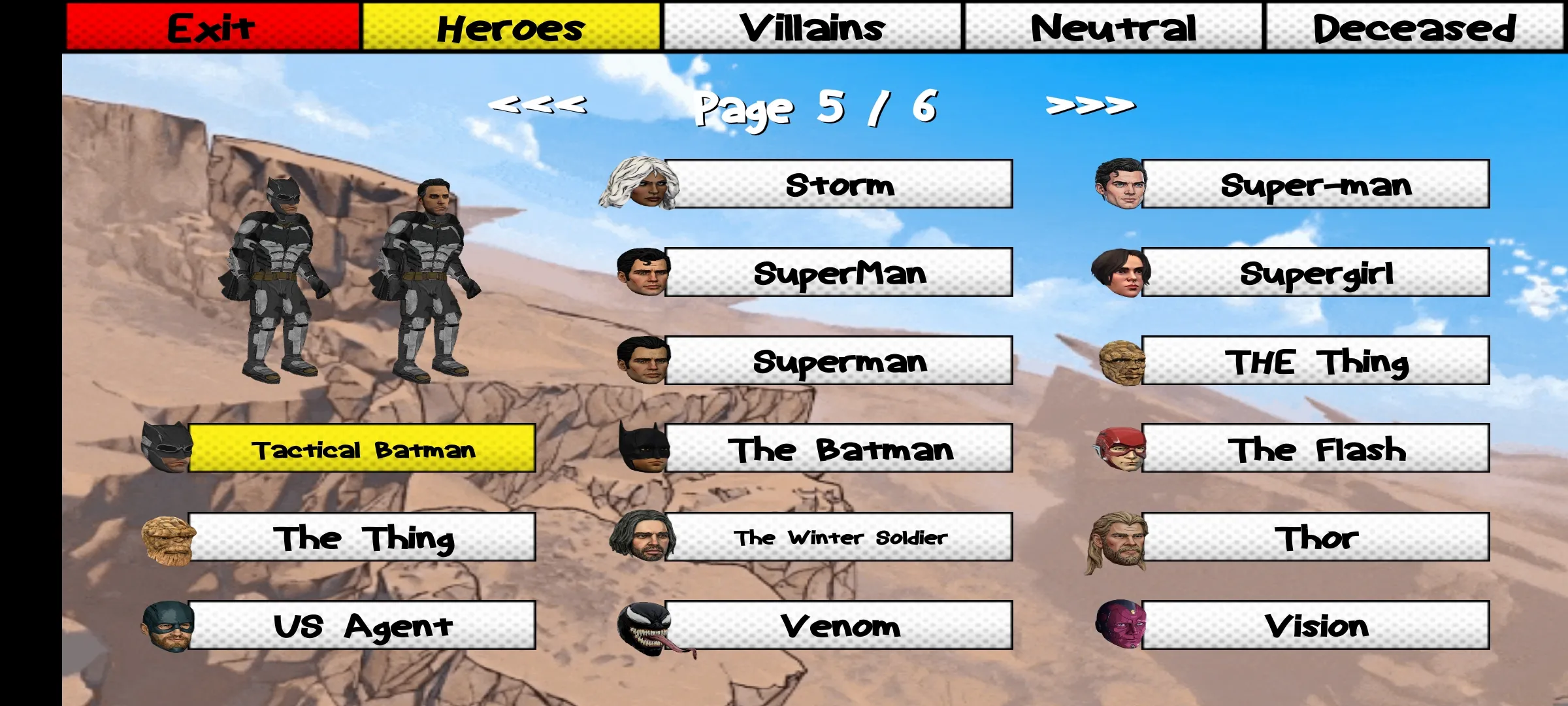 漫威VS无敌少侠(格斗对战游戏)v2.021.64 免费版