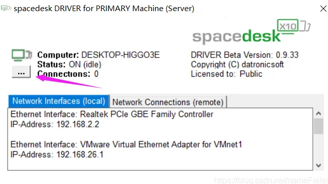 spacedesk(����Ͷ������)