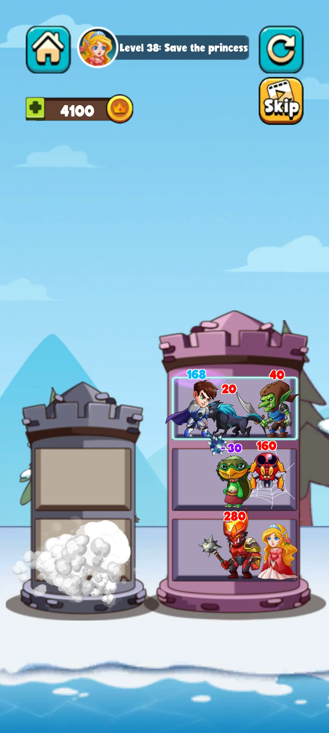 英雄城堡对决(城堡英雄救公主游戏)v1.0.0 手机版