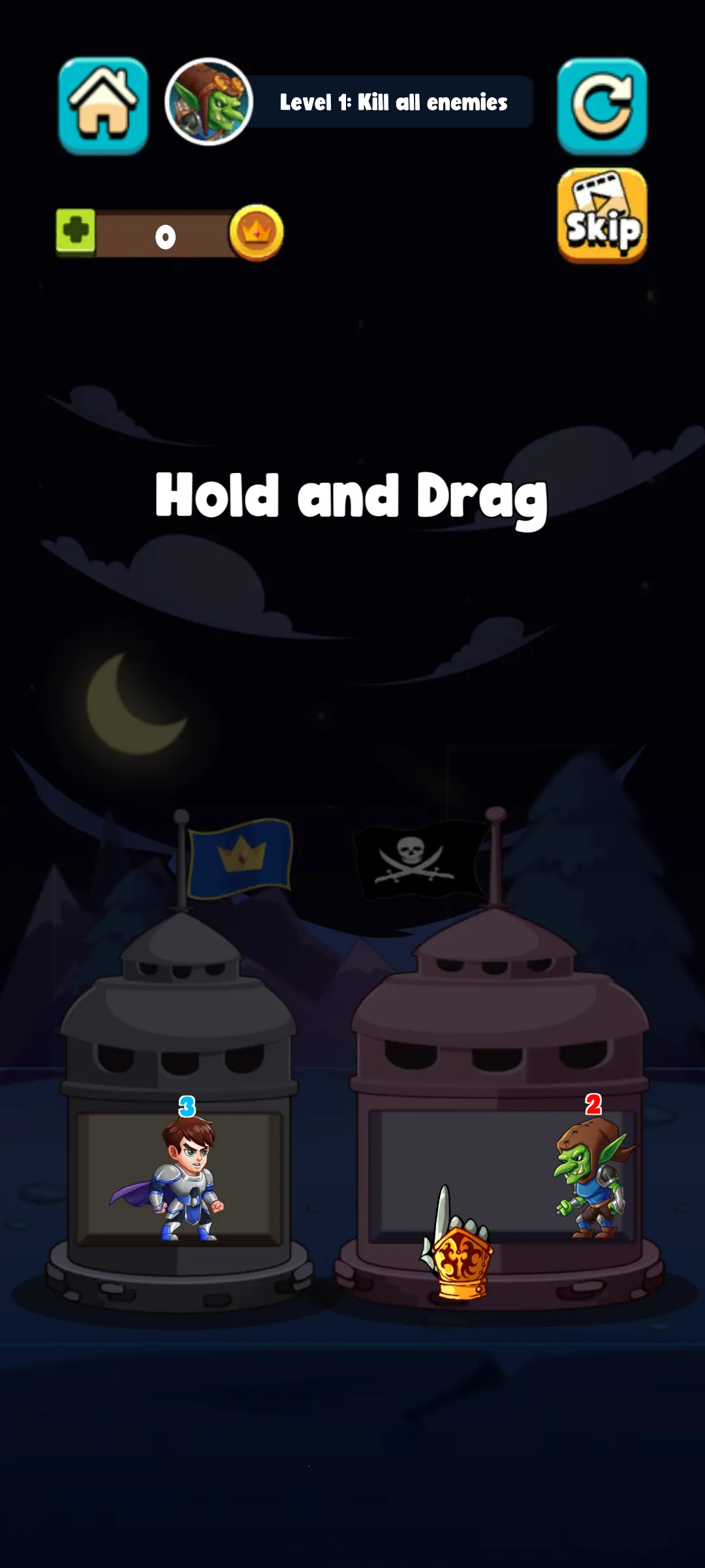 英雄城堡对决(城堡英雄救公主游戏)v1.0.0 手机版