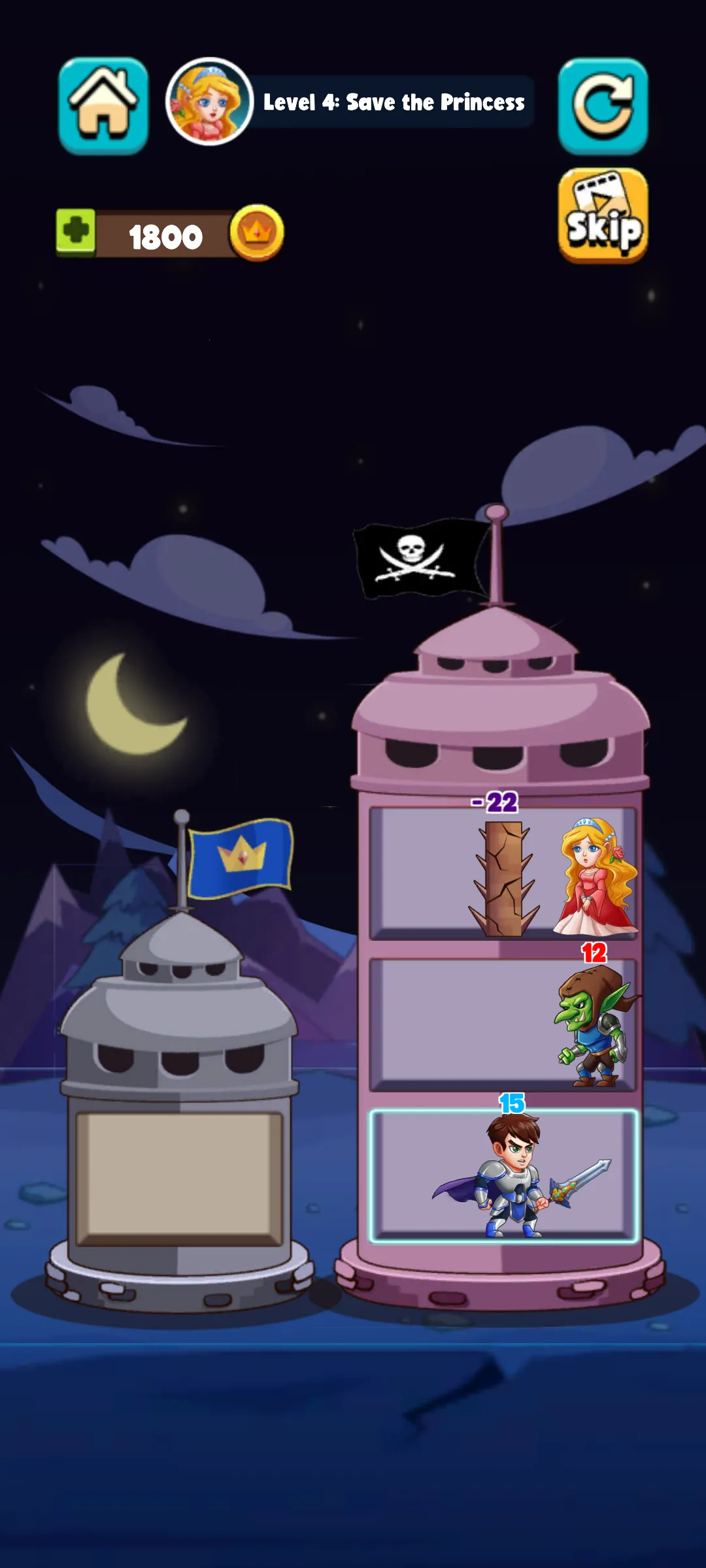 英雄城堡对决(城堡英雄救公主游戏)v1.0.0 手机版