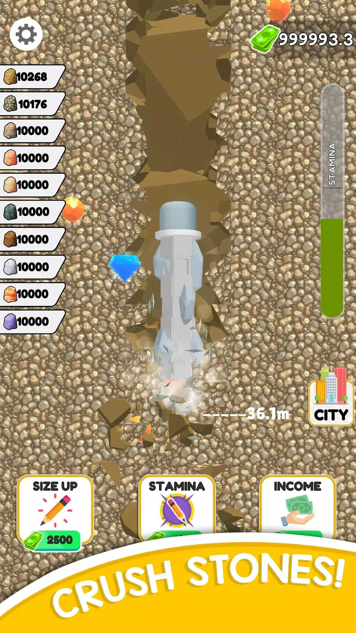 铅笔挖掘:建造城市(挖矿建城游戏)v1.7 安卓版