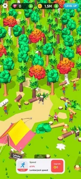 空闲木材厂(木材厂模拟经营游戏)v1.0 免费版