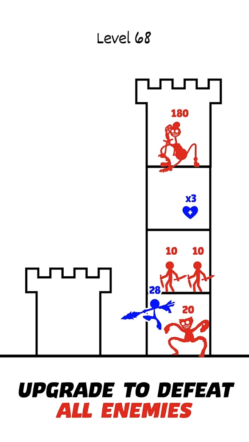 火柴人英雄2:塔防最新手机版v1.2.1 官方正版
