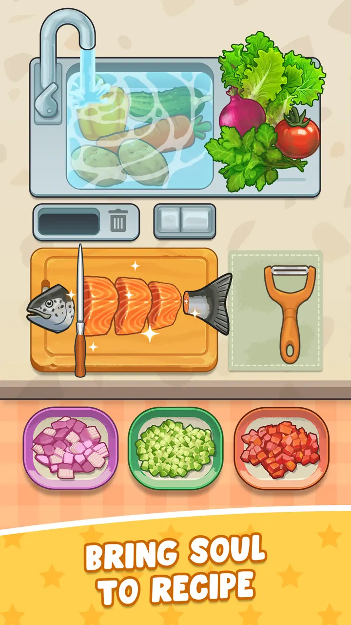 烹饪:完美餐点免内购2026官方最新版本v1.4.0 免费版
