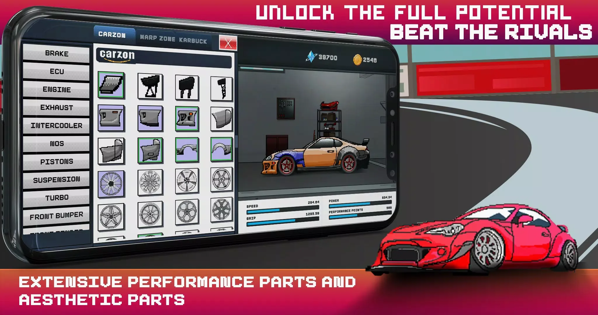 像素x赛车(像素赛车游戏)v3.4.85 官方正版