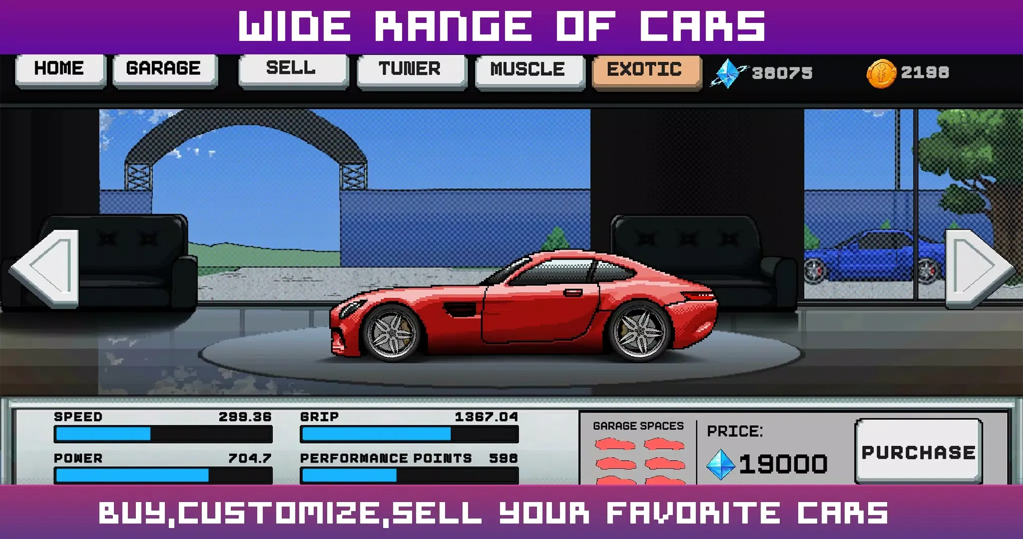 像素x赛车(像素赛车游戏)v3.4.85 官方正版