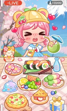 艾拉吃播模拟器无限货币安卓版手机版v1.1 免费版